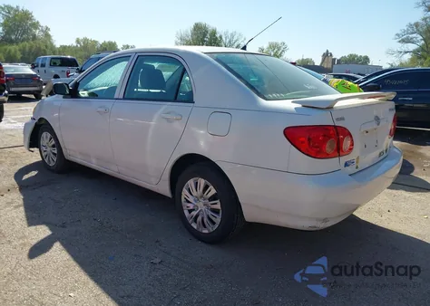 2007 Toyota Corolla Ce из США, поврежденный, VIN 2T1BR32E87C831061